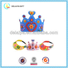 colorful DIY EVA foam crown for children